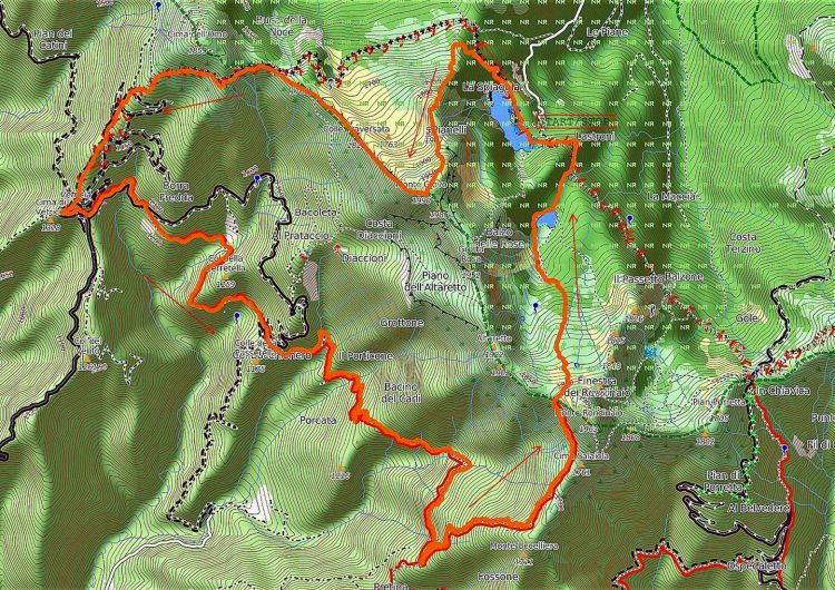 Percorso Lago Santo Mountain Race 2017