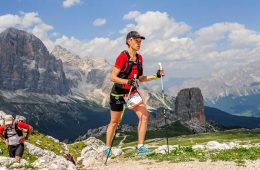 Elisa Bordin alla Lavaredo Ultra Trail 2017